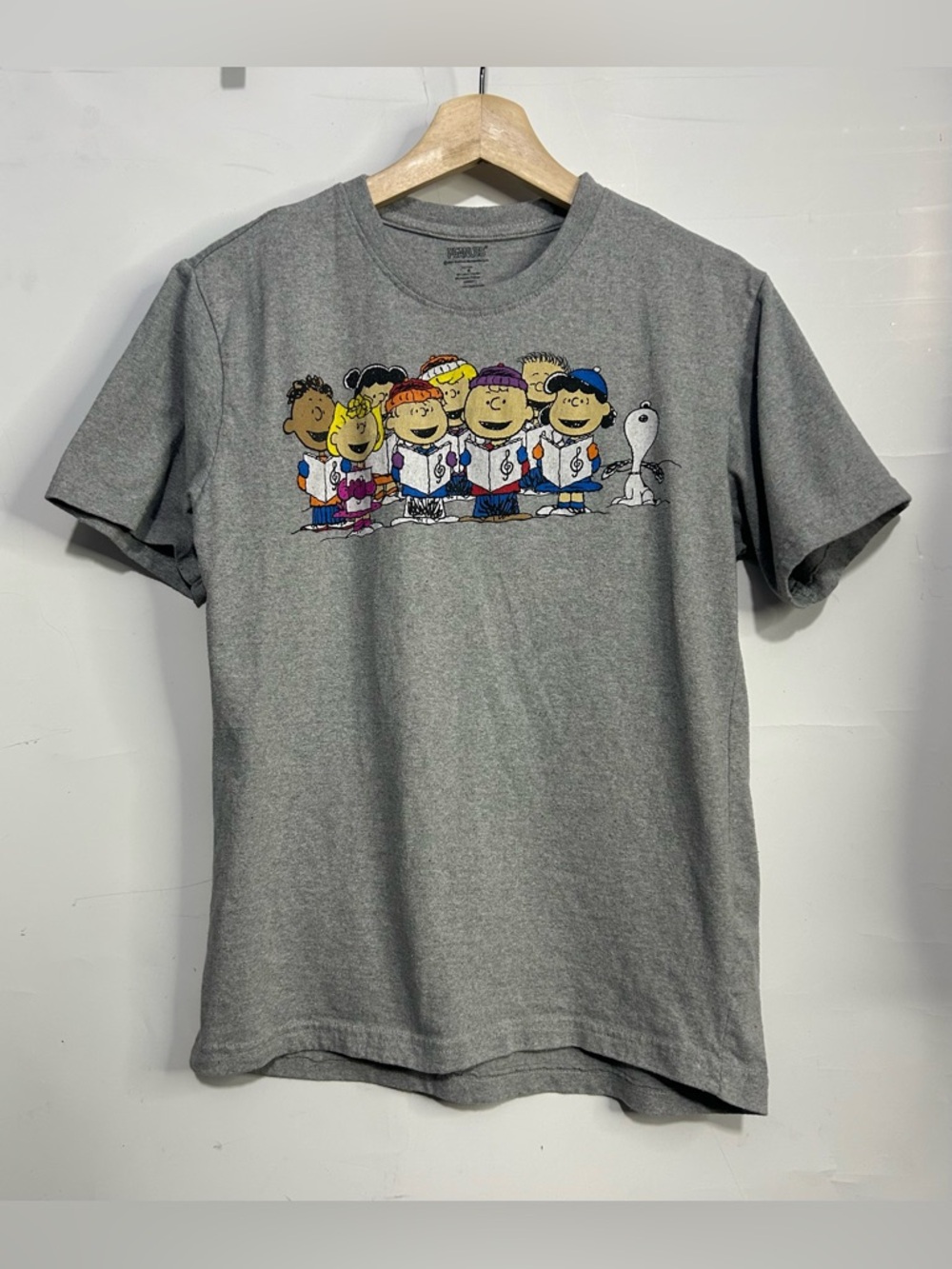 5 for $25🔥Peanuts Grey Graphic T-Shirt Youth Kids Medium